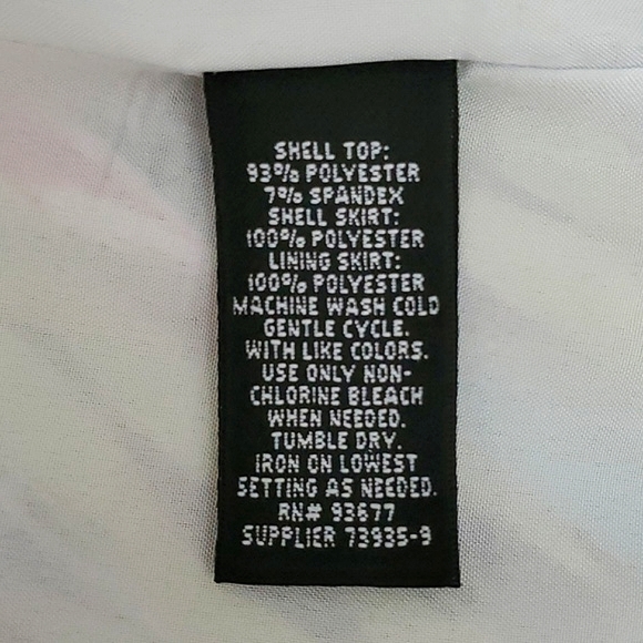 🆕️ Nicole by Nicole Miller Colorful Maxi Sleeveless Chiffon Dress SIZE: 14 - Picture 9 of 10